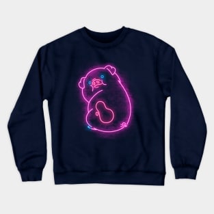 Neon pig Crewneck Sweatshirt